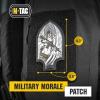 M-Tac Morale Patch Valkyrie – PVC Tactical Military Patch with Hook Fastener Backing – Patches for Vest, Backpacks, Hats (Black)(Black)