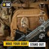 M-Tac Morale Patch Valkyrie – PVC Tactical Military Patch with Hook Fastener Backing – Patches for Vest, Backpacks, Hats (Black)(Coyote)
