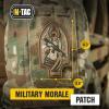 M-Tac Morale Patch Valkyrie – PVC Tactical Military Patch with Hook Fastener Backing – Patches for Vest, Backpacks, Hats (Black)(Coyote)
