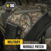 M-Tac Morale Patch Valkyrie – PVC Tactical Military Patch with Hook Fastener Backing – Patches for Vest, Backpacks, Hats (Black)(Embroidered (Ranger Green))