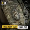 M-Tac Morale Patch Valkyrie – PVC Tactical Military Patch with Hook Fastener Backing – Patches for Vest, Backpacks, Hats (Black)(Embroidered (Ranger Green))