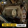 M-Tac Morale Patch Valkyrie – PVC Tactical Military Patch with Hook Fastener Backing – Patches for Vest, Backpacks, Hats (Black)(Olive)