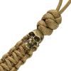 M-Tac Skull Knife Lanyard with Bead – Paracord Lanyard for Knives & EDC – Tactical Knife Fob Pull Cord – Durable Paracord(Coyote)