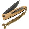 M-Tac Skull Knife Lanyard with Bead – Paracord Lanyard for Knives & EDC – Tactical Knife Fob Pull Cord – Durable Paracord(Coyote)