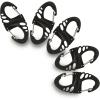 Carabiner Clip – Double Spring snap Hook- 5 Pack S-Biners – Locking Key Ring – Mini Carabiners(Black)