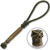 M-Tac Knife Lanyard with Bead – Paracord Lanyard for Knives & EDC – Tactical Knife Fob Pull Cord – Durable Paracord Accessory(Olive)