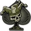 M-Tac Morale Patch Joker Skull Death Card Tactical 3D PVC (Olive)(Black-Olive)