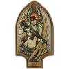 M-Tac Morale Patch Valkyrie – PVC Tactical Military Patch with Hook Fastener Backing – Patches for Vest, Backpacks, Hats (Black)(Coyote)