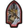 M-Tac Morale Patch Valkyrie – PVC Tactical Military Patch with Hook Fastener Backing – Patches for Vest, Backpacks, Hats (Black)(Embroidered (Black/Red))