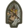 M-Tac Morale Patch Valkyrie – PVC Tactical Military Patch with Hook Fastener Backing – Patches for Vest, Backpacks, Hats (Black)(Embroidered (Ranger Green))