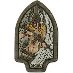 M-Tac Morale Patch Valkyrie – PVC Tactical Military Patch with Hook Fastener Backing – Patches for Vest, Backpacks, Hats (Black)(Embroidered (Ranger Green))