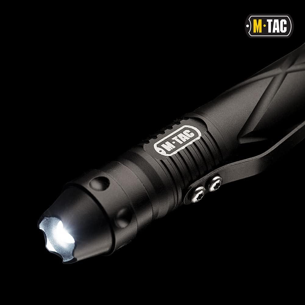 image:imageMTac Tactical Pen Military Style Pen with LED Flashlight Durable Aircraft Aluminum EDC