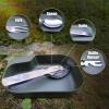 M‑Tac 4-in-1 Tactical Cutlery Set – Folding Spoon, Knife, Fork & Bottle Opener – Compact Stainless Steel Flatware for Camping & EDC(4 in 1)