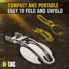 M‑Tac 4-in-1 Tactical Cutlery Set – Folding Spoon, Knife, Fork & Bottle Opener – Compact Stainless Steel Flatware for Camping & EDC(all in one)