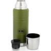 M-Tac Thermo Water Bottle Type 2 for Cold & Hot Beverages – Stainless Steel Thermos Leakproof Vacuum Insulated Flask Travel Coffee Mug (Olive, 44 oz)(Olive)