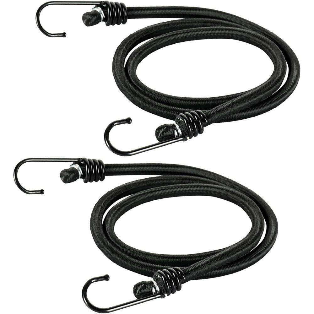 image:imageMTac 40 Inch 101 CM Bungee Cord with Durable Metal Hooks Set of 2