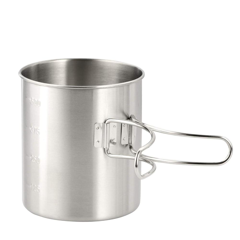 image:imageMTac 17oz Stainless Steel Hiking Mug Travel Coffee Cup with Handle163 Ounces