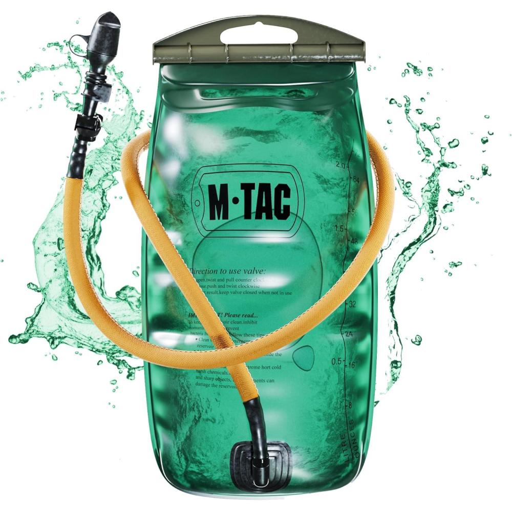 image:imageMTac Hydration Bladder 67 oz 2 Liter Water Reservoir for Hydration Backpack Easy Clean with Hermetic Opening Insulation