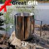 M-Tac 17oz Stainless Steel Hiking Mug Travel Coffee Cup with Handle(15 Ounces)