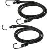 M-Tac – 40 Inch (101 CM) – Bungee Cord with Durable Metal Hooks, Set of 2
