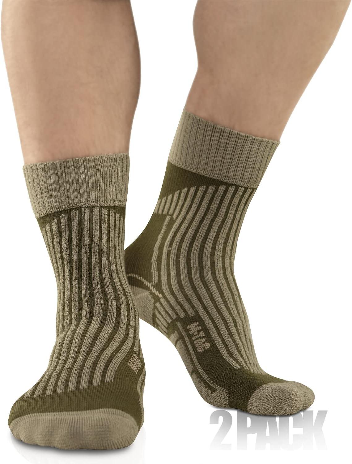 image:imageMTac Crew Knee High Tactical Socks 2 Pack Military Lightweight Coolmax Moisture Wicking Army Combat SocksCrew