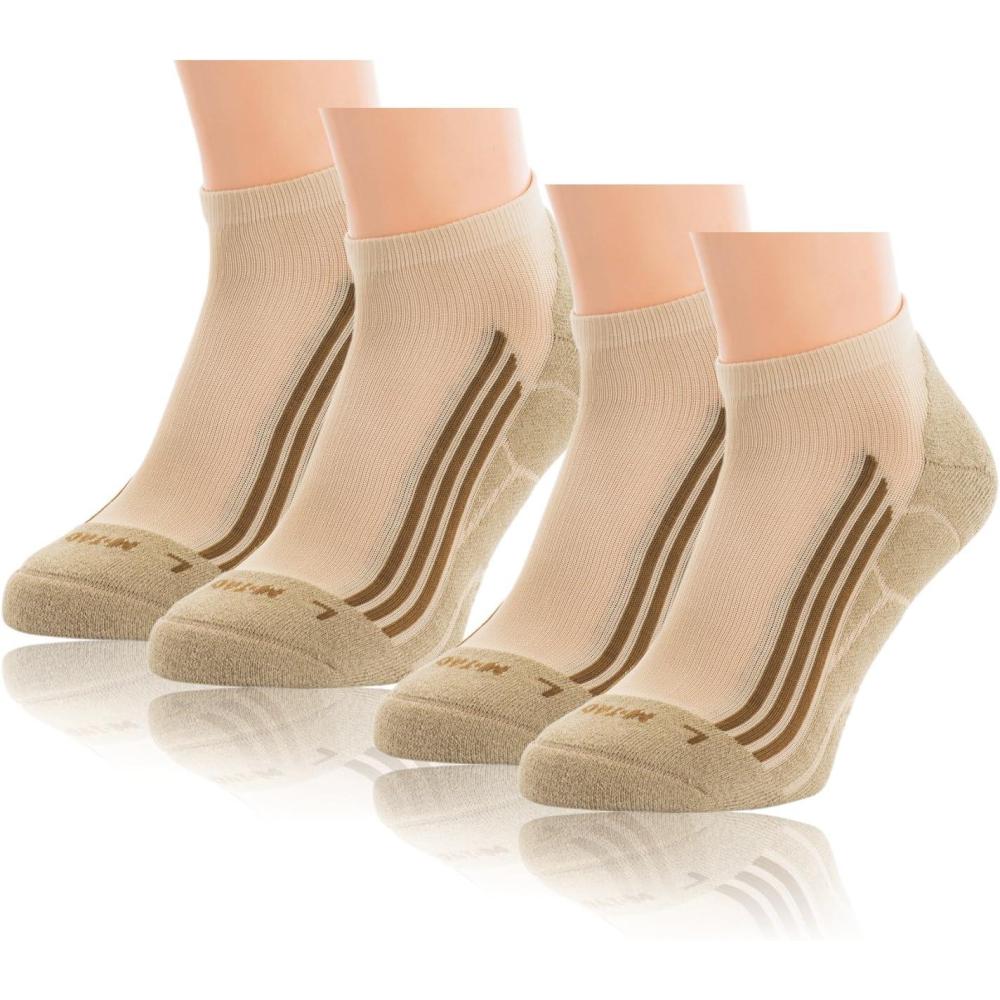 image:imageMTac Running Socks No Show amp Crew Options Athletic Compression Sports Socks with Cushion Low CutLow Calf MultiPack2