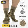 M-Tac Crew Knee High Tactical Socks 2 Pack – Military Lightweight Coolmax Moisture Wicking Army Combat Socks(Crew)