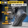 M-Tac Summer Sport Tactical Running Walking Hiking Sneakers for Men – Mesh Lightweight(Black)
