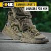 M-Tac Summer Sport Tactical Running Walking Hiking Sneakers for Men – Mesh Lightweight(Dark Olive)