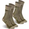 M-Tac Crew Knee High Tactical Socks 2 Pack – Military Lightweight Coolmax Moisture Wicking Army Combat Socks(Crew)