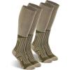 M-Tac Crew Knee High Tactical Socks 2 Pack – Military Lightweight Coolmax Moisture Wicking Army Combat Socks(Knee High)