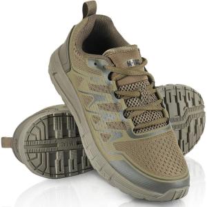 M-Tac Summer Sport Tactical Running Walking Hiking Sneakers for Men – Mesh Lightweight(Dark Olive)