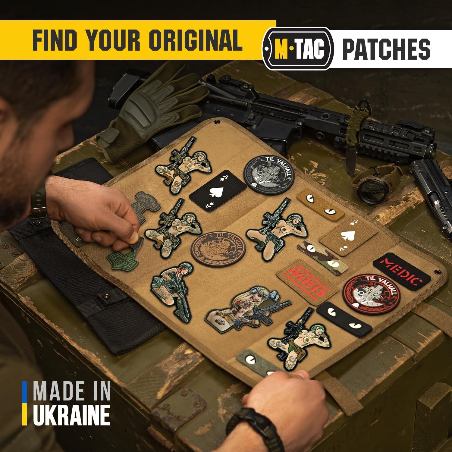 image:imageMTac Morale Patch Tactical Girl PVC Tactical Military Patch with Hook Fastener Backing RealLooking Patches for Vest Backpacks Hats 8 LuckyLucky