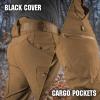 M-Tac Men’s Winter Tactical Work Pants – Thermal Softshell Fleece Lined Cargo Pants for Cold Weather & Outdoor Use(Coyote)