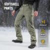 M-Tac Men’s Winter Tactical Work Pants – Thermal Softshell Fleece Lined Cargo Pants for Cold Weather & Outdoor Use(Olive)