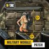 M-Tac Morale Patch Tactical Girl – PVC Tactical Military Patch with Hook Fastener Backing – Real-Looking Patches for Vest, Backpacks, Hats (#8 Lucky)(Japan)