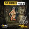 M-Tac Morale Patch Tactical Girl – PVC Tactical Military Patch with Hook Fastener Backing – Real-Looking Patches for Vest, Backpacks, Hats (#8 Lucky)(Japan)