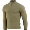 M-Tac Men’s Fleece Quarter Zip Pullover – Tactical Thermal Long Sleeve Sweater with High Mock Neck for Outdoor Work(Ocp)