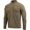 M-Tac Men’s Fleece Quarter Zip Pullover – Tactical Thermal Long Sleeve Sweater with High Mock Neck for Outdoor Work(Olive Dark)
