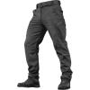 M-Tac Men’s Winter Tactical Work Pants – Thermal Softshell Fleece Lined Cargo Pants for Cold Weather & Outdoor Use(Black)