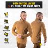 M-Tac Men’s Tactical Fleece Pullover – Polartec Micro Series 1/4 Zip Underwear Sweater(Coyote)