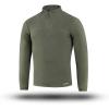 M-Tac Men’s Tactical Fleece Pullover – Polartec Micro Series 1/4 Zip Underwear Sweater(Olive)