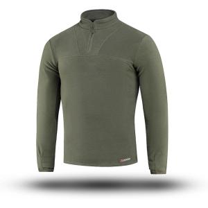 M-Tac Men’s Tactical Fleece Pullover – Polartec Micro Series 1/4 Zip Underwear Sweater(Olive)