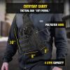 M-Tac CCW Sling Bag for Men & Women – EDC Shoulder Bag Tactical – Crossbody Concealed Carry Bag – Mens Chest Pack(Carabiner Black)