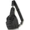 M-Tac CCW Sling Bag for Men & Women – EDC Shoulder Bag Tactical – Crossbody Concealed Carry Bag – Mens Chest Pack(Carabiner Black)