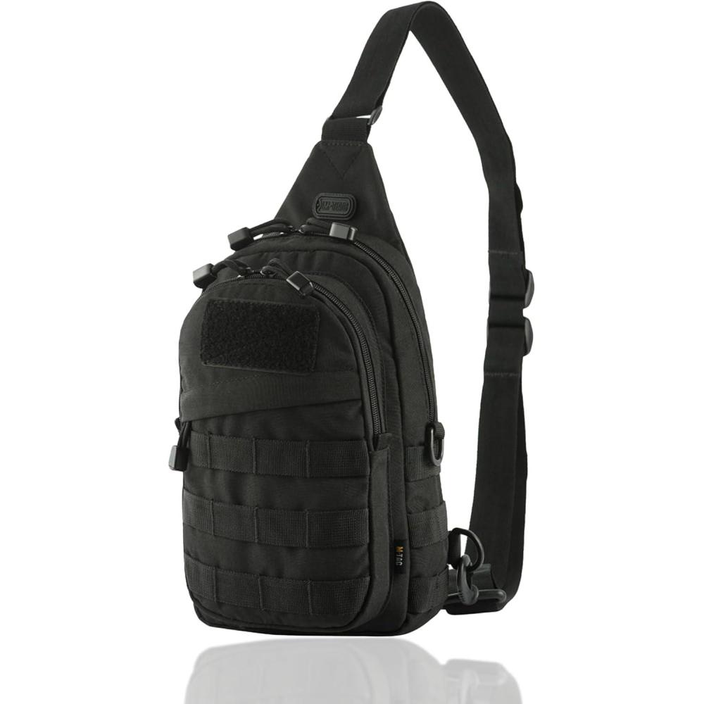 image:imageMTac Shoulder Bag Tactical Sling Bag for Men Small Back Pack Crossbody Suitable as a Chest Pack Sling Mini Backpack