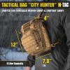 M-Tac Tactical Sling Bag – Concealed Carry Bag for Men Hexagon – One Shoulder Sling Backpack for CCW – Crossbody Sling Pack(Coyote)