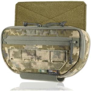 M-Tac Elite Dangler Pouch Gen2 – Tactical Drop Down Utility Pouch with Hook & Loop Carrying – Dump Tool Pouch Carrying Kit Lower Bag