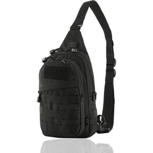 M-Tac Shoulder Bag Tactical Sling Bag for Men Small Back Pack- Crossbody Suitable as a Chest Pack Sling Mini Backpack