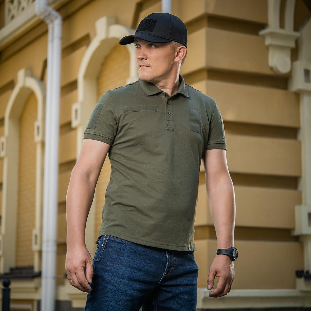 image:imageMTac Mens Polo Shirt Tactical Short Sleeve Military Golf Dri Fit Polo T Shirts for MenArmy Olive